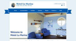 Desktop Screenshot of motellamarina.com