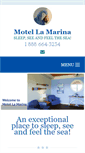 Mobile Screenshot of motellamarina.com